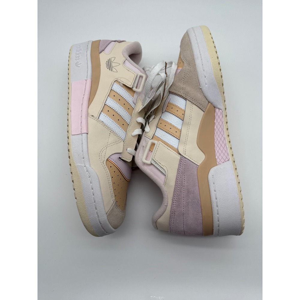 Adidas Originals Forum Exhibit Low Mens Shoes Wonder White Amber GW6346 Size 13 - Picture 4 of 9